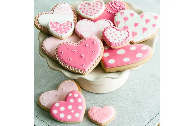 Valentine Day cookie decoration