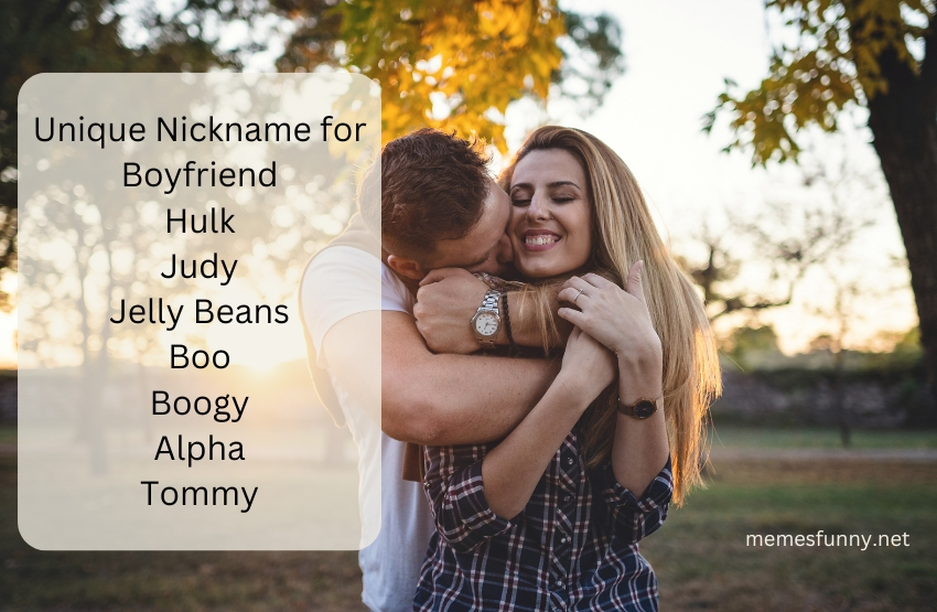 Unique Nickname for Boyfriend